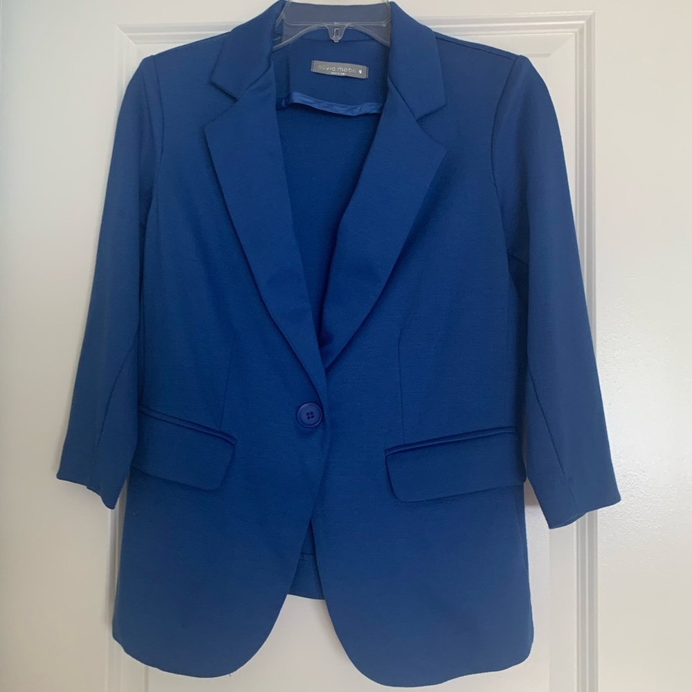 Royal Blue Womens Blazer Size S